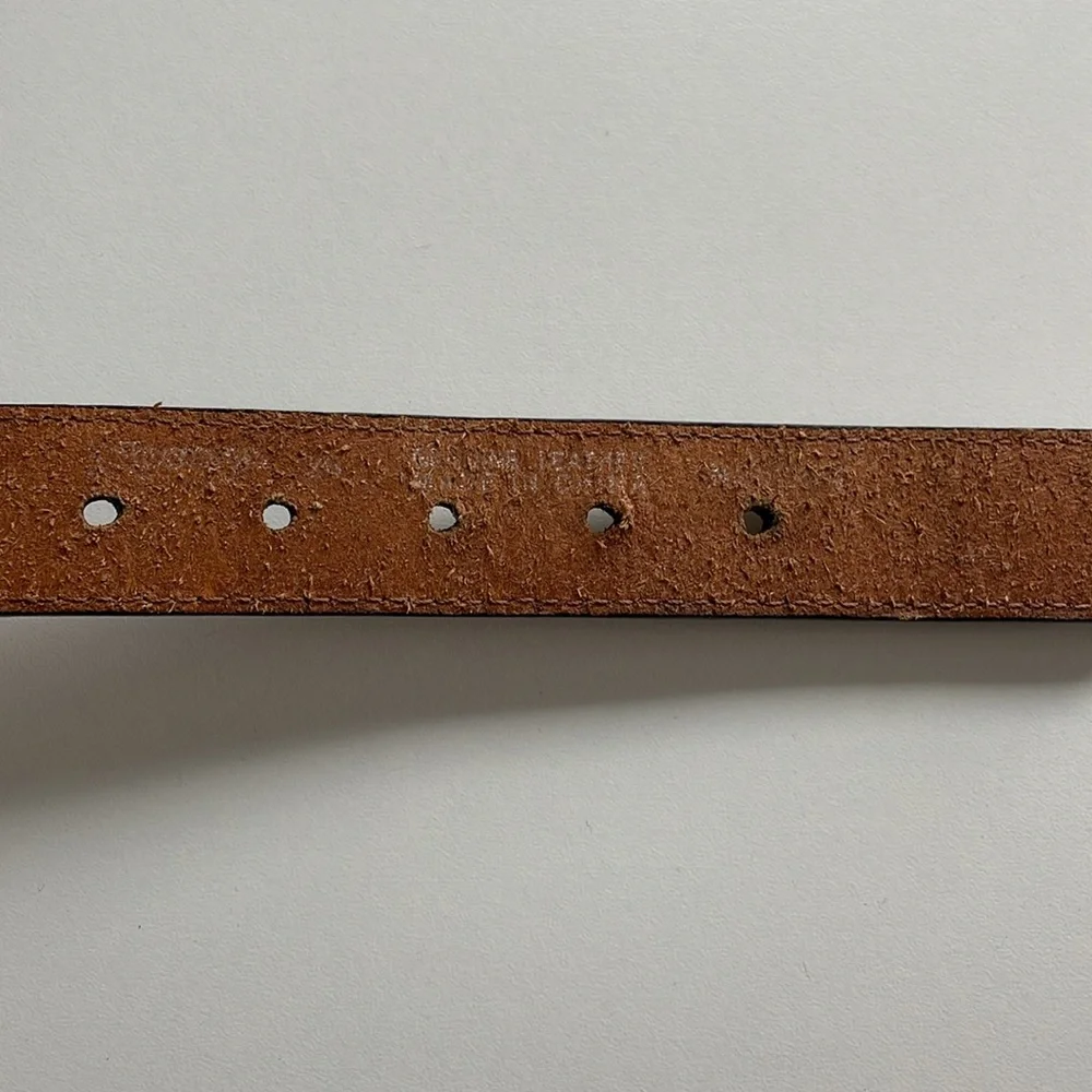 [ Boys Western Genuine Leather Nocona Belt with Silver Texas Belt Buckle ]